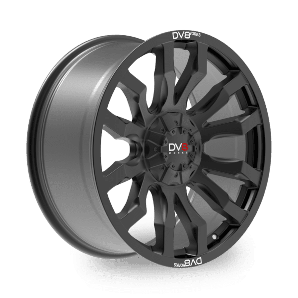 DV8 Works Edge 20" alloy wheels - Black - Image 3
