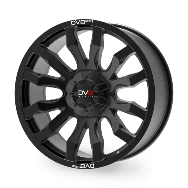 DV8 Works Edge 20" alloy wheels - Black - Image 4