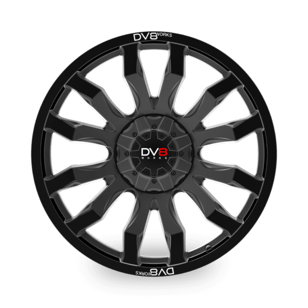 DV8 Works Edge 20" alloy wheels - Black - Image 2