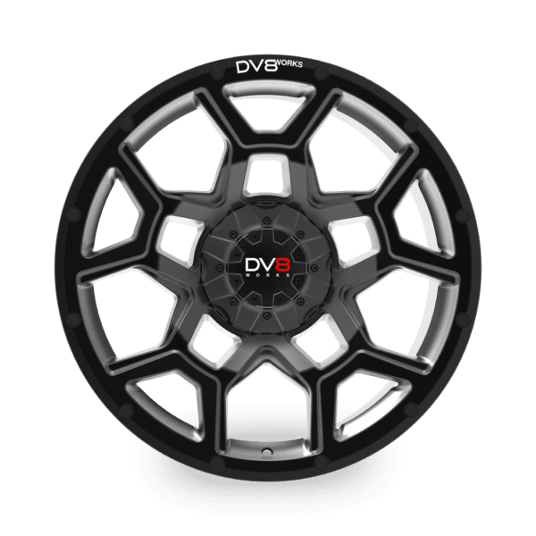 DV8 Works Hornet 20" alloy wheels - Black - Image 2