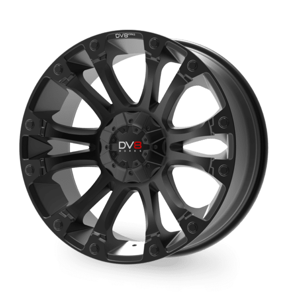 DV8 Works Snare 20" alloy wheels - Black - Image 2