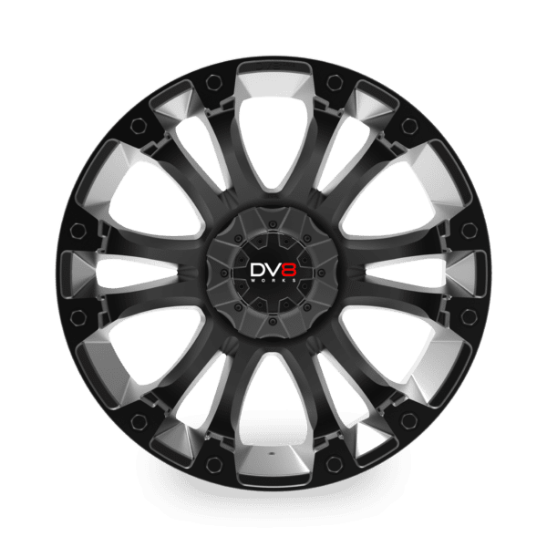 DV8 Works Snare 20" alloy wheels - Black - Image 3