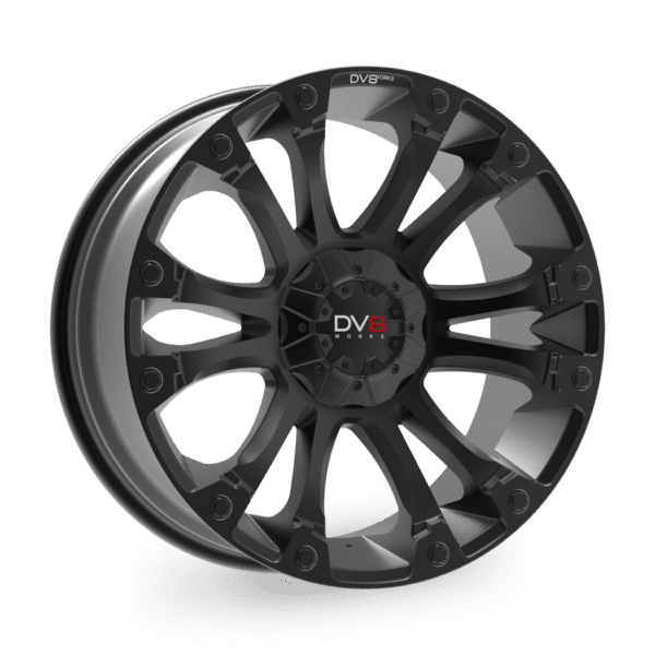 DV8 Works Snare 20" alloy wheels - Black