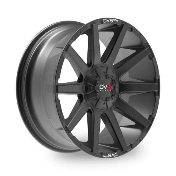 DV8 Works Vortex 20" alloy wheels - Black - Image 2