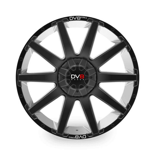 DV8 Works Vortex 20" alloy wheels - Black - Image 4