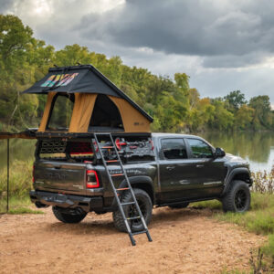 4x4 vehicle equipped with mods from overlanders