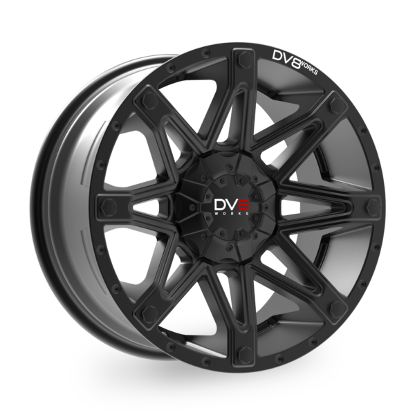 DV8 Works Armoured 20" alloy wheels - Black