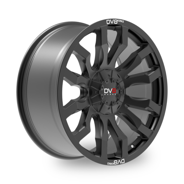 DV8 Works Edge 20" alloy wheels - Black - Image 3