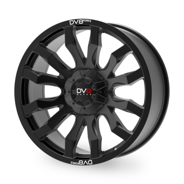 DV8 Works Edge 20" alloy wheels - Black - Image 4