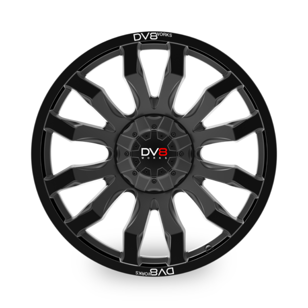 DV8 Works Edge 20" alloy wheels - Black - Image 2