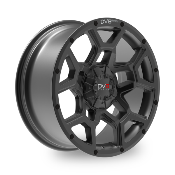 DV8 Works Hornet 20" alloy wheels - Black - Image 3