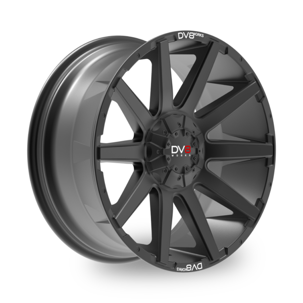 DV8 Works Vortex 20" alloy wheels - Black - Image 2