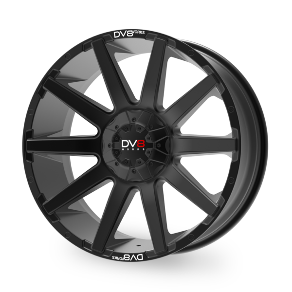 DV8 Works Vortex 20" alloy wheels - Black - Image 3