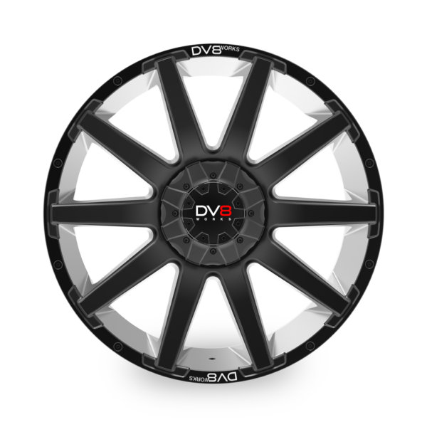 DV8 Works Vortex 20" alloy wheels - Black - Image 4