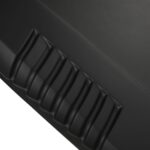 Ford Ranger T7 Black Raptor Style Vent Cover - Grooves
