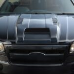 Ford Ranger T7 Black Raptor Style Vent Cover - Fitted