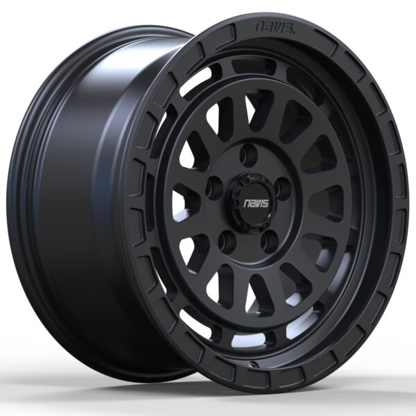 Navis Gelida-AT 17″ Alloy Wheels (Satin Black)